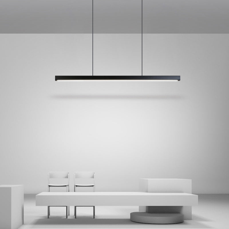 Pendant Light Linear Monochrome Dimmable For Room Dining